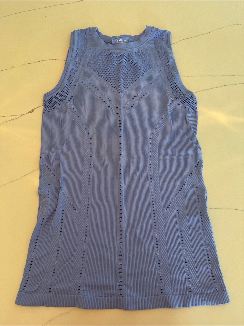 Athleta Perforated Performance Tank Top - Lilac